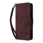 For Redmi 13 4G / 5G Multifunctional Multi-Card Wallet Phone Leather Case(Coffee) - 2