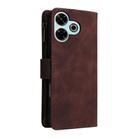 For Redmi 13 4G / 5G Multifunctional Multi-Card Wallet Phone Leather Case(Coffee) - 3