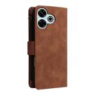 For Redmi 13 4G / 5G Multifunctional Multi-Card Wallet Phone Leather Case(Brown) - 3