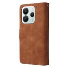 For Redmi Note 14 5G Multifunctional Multi-Card Wallet Phone Leather Case(Brown) - 3