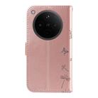 For OPPO Find X8 5G Global Dandelion Embossed Pattern Flip Leather Phone Case(Rose Gold) - 3