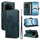 For OPPO Find X8 5G Global Dandelion Embossed Pattern Flip Leather Phone Case(Blue) - 1