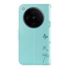For OPPO Find X8 Pro 5G Global Dandelion Embossed Pattern Flip Leather Phone Case(Green) - 3