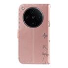 For OPPO Find X8 Pro 5G Global Dandelion Embossed Pattern Flip Leather Phone Case(Rose Gold) - 3