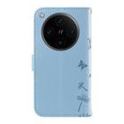 For OPPO Find X8 Pro 5G Global Dandelion Embossed Pattern Flip Leather Phone Case(Sky Blue) - 3