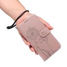 For OPPO Reno13 Pro Global Dandelion Embossed Pattern Flip Leather Phone Case(Rose Gold) - 3