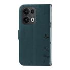 For OPPO Reno13 Pro Global Dandelion Embossed Pattern Flip Leather Phone Case(Blue) - 3