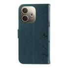 For OPPO A5 Pro 5G Global Dandelion Embossed Pattern Flip Leather Phone Case(Blue) - 3