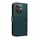 For OPPO A5X 5G Global Dandelion Embossed Pattern Flip Leather Phone Case(Blue) - 3