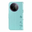 For vivo Y39 5G Global Dandelion Embossed Pattern Flip Leather Phone Case(Green) - 3