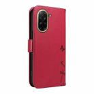 For Redmi A5 4G 173.3mm Dandelion Embossed Pattern Flip Leather Phone Case(Red) - 3