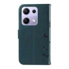 For Redmi Note 13 Pro 4G / 14S 4G Dandelion Embossed Pattern Flip Leather Phone Case(Blue) - 3