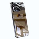 For iPhone 12 Electroplating Ice Crystal Airbag Full Coverage Shockproof Phone Case(Black) - 1