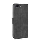 For OnePlus 5 Solid Color Skin Feel Magnetic Buckle Horizontal Flip Calf Texture PU Leather Case with Holder & Card Slots & Wallet(Black) - 3