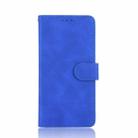 For OnePlus 5 Solid Color Skin Feel Magnetic Buckle Horizontal Flip Calf Texture PU Leather Case with Holder & Card Slots & Wallet(Blue) - 2