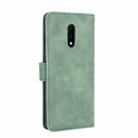 For OnePlus 7 Solid Color Skin Feel Magnetic Buckle Horizontal Flip Calf Texture PU Leather Case with Holder & Card Slots & Wallet(Green) - 3