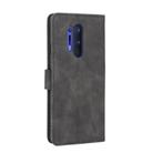 For OnePlus 8 Pro Solid Color Skin Feel Magnetic Buckle Horizontal Flip Calf Texture PU Leather Case with Holder & Card Slots & Wallet(Black) - 3