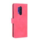 For OnePlus 8 Pro Solid Color Skin Feel Magnetic Buckle Horizontal Flip Calf Texture PU Leather Case with Holder & Card Slots & Wallet(Rose Red) - 3