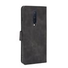 For OnePlus 8 Solid Color Skin Feel Magnetic Buckle Horizontal Flip Calf Texture PU Leather Case with Holder & Card Slots & Wallet(Black) - 3