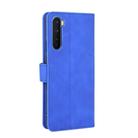 For OnePlus Nord Solid Color Skin Feel Magnetic Buckle Horizontal Flip Calf Texture PU Leather Case with Holder & Card Slots & Wallet(Blue) - 3