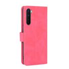For OnePlus Nord Solid Color Skin Feel Magnetic Buckle Horizontal Flip Calf Texture PU Leather Case with Holder & Card Slots & Wallet(Rose Red) - 3