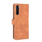 For OnePlus Nord Solid Color Skin Feel Magnetic Buckle Horizontal Flip Calf Texture PU Leather Case with Holder & Card Slots & Wallet(Brown) - 3