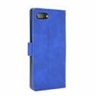 For BlackBerry KEY2 Solid Color Skin Feel Magnetic Buckle Horizontal Flip Calf Texture PU Leather Case with Holder & Card Slots & Wallet(Blue) - 3