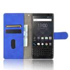 For BlackBerry Keyone Solid Color Skin Feel Magnetic Buckle Horizontal Flip Calf Texture PU Leather Case with Holder & Card Slots & Wallet(Blue) - 3
