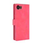 For BlackBerry Keyone Solid Color Skin Feel Magnetic Buckle Horizontal Flip Calf Texture PU Leather Case with Holder & Card Slots & Wallet(Rose Red) - 3