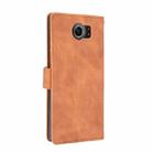 For BlackBerry Priv Solid Color Skin Feel Magnetic Buckle Horizontal Flip Calf Texture PU Leather Case with Holder & Card Slots & Wallet(Brown) - 3