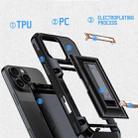 For iPhone 15 Pro Max Card Slot PC Hybrid TPU Combo Phone Case(Gold) - 3