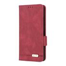 For ZTE Kantan Sumaho 4 A402ZT Magnetic Clasp Leather Phone Case(Red) - 2