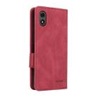 For ZTE Kantan Sumaho 4 A402ZT Magnetic Clasp Leather Phone Case(Red) - 3