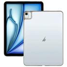 For iPad Air 11 2025 / 2024 Color TPU Hybrid Clear Acrylic Tablet Case(Black) - 1