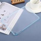 For iPad 9.7 2017 / 2018 / Air 2 Color TPU Hybrid Clear Acrylic Tablet Case(Ice Blue) - 2