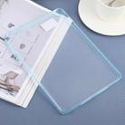 For iPad 9.7 2017 / 2018 / Air 2 Color TPU Hybrid Clear Acrylic Tablet Case(Ice Blue) - 3