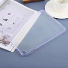 For iPad 9.7 2017 / 2018 / Air 2 Color TPU Hybrid Clear Acrylic Tablet Case(Taro Purple) - 2