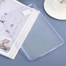 For iPad 9.7 2017 / 2018 / Air 2 Color TPU Hybrid Clear Acrylic Tablet Case(Taro Purple) - 3