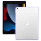 For iPad 10.2 2021 / Air 10.5 2019 Color TPU Hybrid Clear Acrylic Tablet Case(Taro Purple) - 1