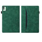 For Tecno Megapad 11 2024 Splicing Shockproof Leather Tablet Case(Green) - 2