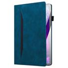 For Tecno Megapad 11 2024 Splicing Shockproof Leather Tablet Case(Blue) - 3