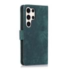 For Samsung Galaxy S25 Ultra 5G Orchid Butterfly Embossed Leather Phone Case(Green) - 3