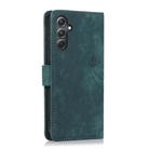 For Samsung Galaxy S24 FE 5G Orchid Butterfly Embossed Leather Phone Case(Green) - 3