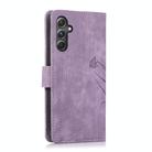 For Samsung Galaxy S24 FE 5G Orchid Butterfly Embossed Leather Phone Case(Purple) - 3