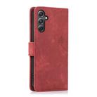 For Samsung Galaxy S24 FE 5G Orchid Butterfly Embossed Leather Phone Case(Red) - 3
