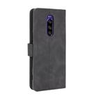 For Sony Xperia 1 Solid Color Skin Feel Magnetic Buckle Horizontal Flip Calf Texture PU Leather Case with Holder & Card Slots & Wallet(Black) - 3