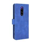 For Sony Xperia 1 Solid Color Skin Feel Magnetic Buckle Horizontal Flip Calf Texture PU Leather Case with Holder & Card Slots & Wallet(Blue) - 3