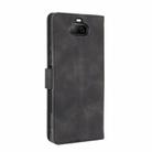 For Sony Xperia 8 Solid Color Skin Feel Magnetic Buckle Horizontal Flip Calf Texture PU Leather Case with Holder & Card Slots & Wallet(Black) - 3