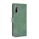 For Sony Xperia 10 II Solid Color Skin Feel Magnetic Buckle Horizontal Flip Calf Texture PU Leather Case with Holder & Card Slots & Wallet(Green) - 3