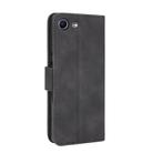 For Sony Xperia Ace Solid Color Skin Feel Magnetic Buckle Horizontal Flip Calf Texture PU Leather Case with Holder & Card Slots & Wallet(Black) - 2